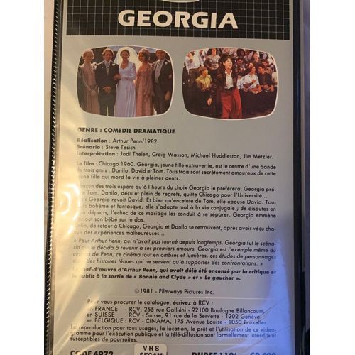 VHS « Georgia »  edition 1981 grand boitier 