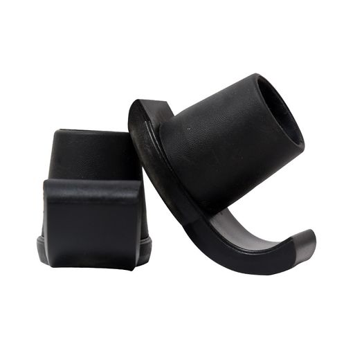 Glissières universelles pour chaise roulante pliable, antidérapantes en polyacétal, noir, diamètre 2.86 cm, paire, adaptées aux sols en bois et extérieur