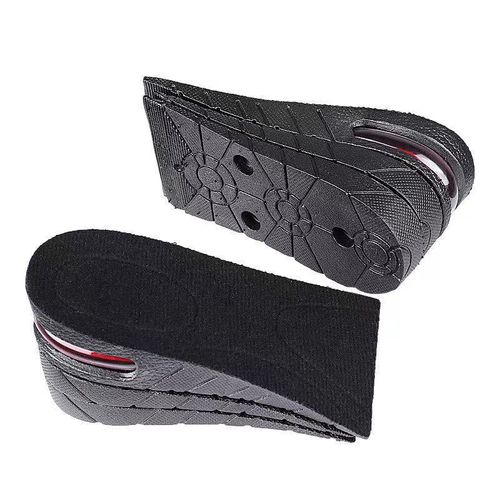 Semelle D'augmentation De Hauteur Invisible Ajustable Pour Homme Et Femme, 6 Cm, Design Respirant En Eva Et Fibre, 1 Paire De Semelles