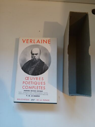 Oeuvres Poétiques Complètes. Paul Verlaine 1948 Chez Pléiade Avec Boite Carton.