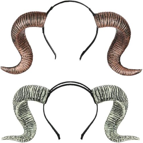 Lot De 2 Bandeaux Cornes De Croissant Pour Déguisement Halloween, Parfait Pour Cosplay, Carnaval, Soirée Masquée, Fête Costumée, Accessoire Photo Original Et Festif