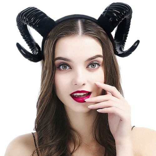Couronne De Diable Gothique Steampunk À Cornes Noires ¿ Bandeau Cosplay Halloween, Accessoire De Costume Gothique Pour Fêtes, Mascarade, Carnaval Et Spectacles