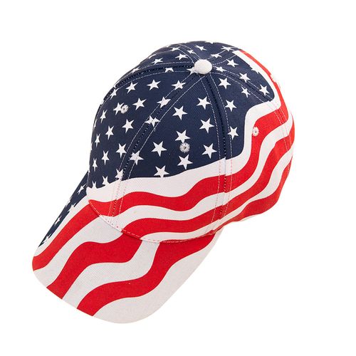 Chapeau De Baseball À Étoiles Et Rayures Pour Adultes Et Enfants, Protection Solaire, Tissu Doux En Polyester-Coton Idéal Pour L'indépendance Du 4 Juillet, Cadeaux Festifs