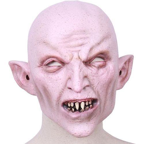 Masque Halloween Effrayant Alien En Latex Naturel, Visage Réaliste Avec Rides, Ouvertures Pour Les Yeux, Taille Unique Pour Adultes, Idéal Cosplay Horreur Et Fêtes Costumées