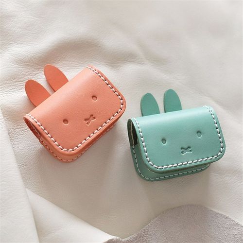 Portefeuille lapin Miffy 2 pièces, mignon cartoon, simple, quotidien, portable, poche, cuir d'unité centrale, carré horizontal, simplicité urbaine, couverture, unisexe, gaufrage, sans doublure, 0.05kg
