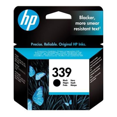 HP 339 - 21 ml - noir - original - cartouche d'encre - pour Officejet 63XX, K7100; Photosmart 2575, 2610, 2710, 8050, 8150, 8450, D5160, Pro B8350