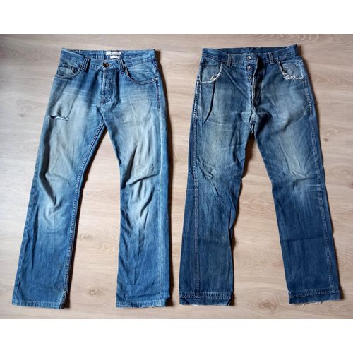Lot : 2 Jeans Staff Et Teddy Smith - Taille 42 Et 34