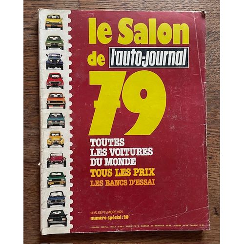 Revues L'Autojournal Du Salon De L'Auto