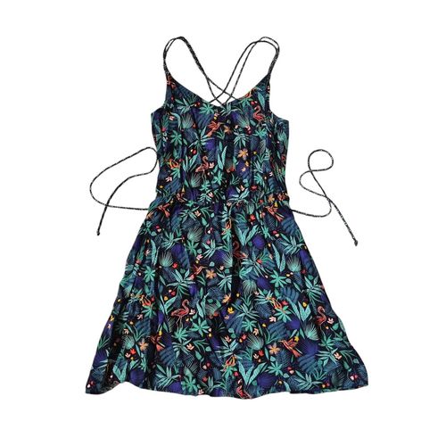 Robe Courte Imprimée Végétaux Taille Xs