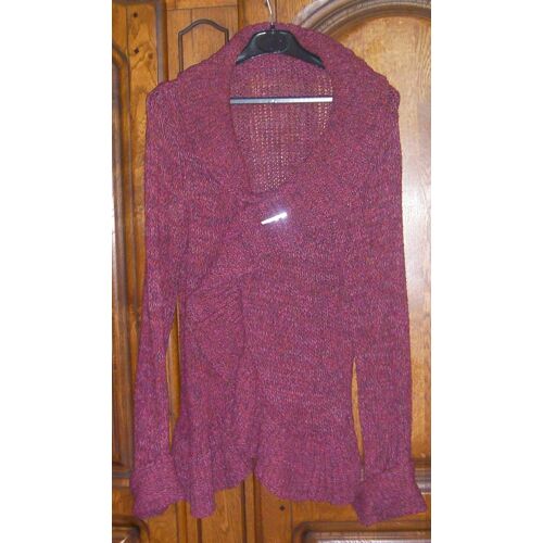 Gilet Grenat Marque Phildar - Taille L