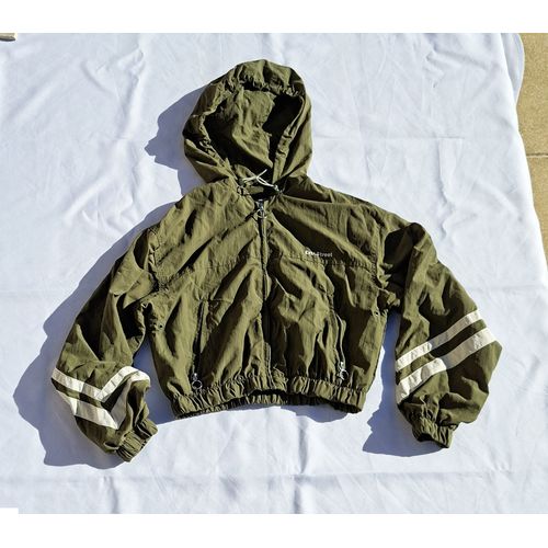 Veste Courte À Capuche Bershka Femme Taille S