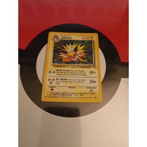 Carte Pokemon Jolteon 4/64 - Holo - Jungle
