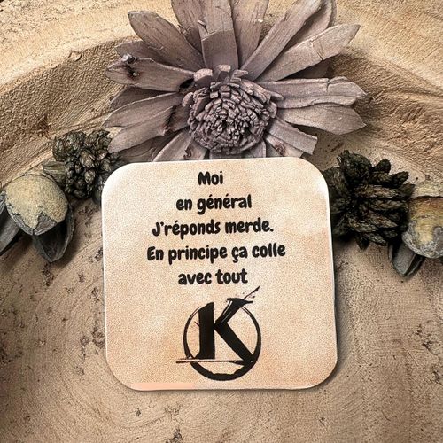 Magnet personnalisé - Kaamelott - "J'réponds merde.." - Humour
