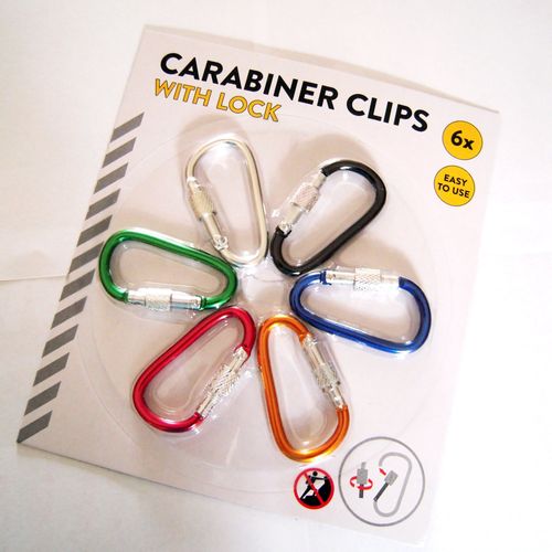 Six Mousquetons Évolués Pour Cage Et Accessoires Animaux