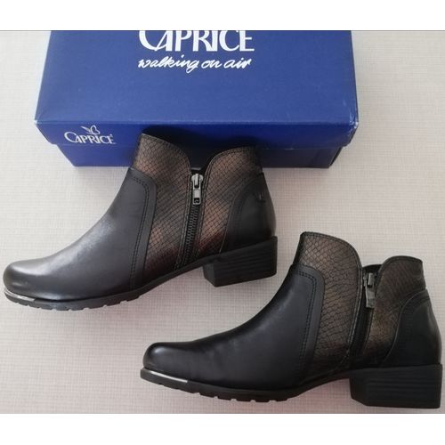 Low-Boots Femme En Cuir Caprice - 39