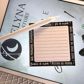 Post-It Personnalisé - Aigri - Fait À La Main