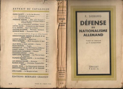 Défense Du Nationalisme Allemand, Dédicacé À Pertinax