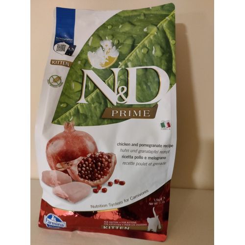 Croquettes Pour Chat Farmina N&D Prime - Poulet Et Grenade.