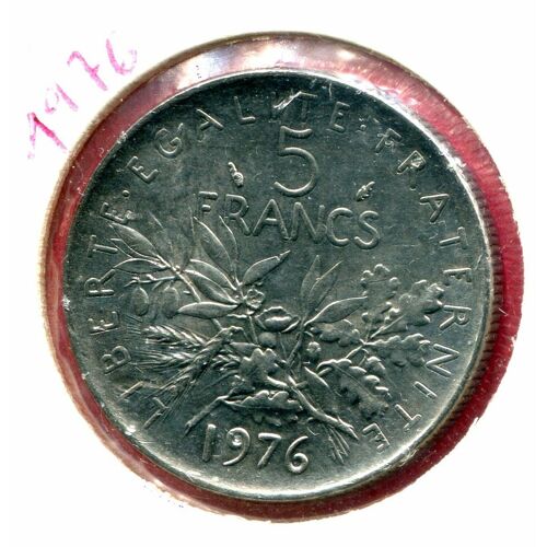 France 5 Francs 1976