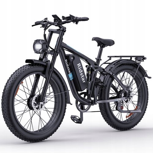 Vélo Électrique Ridstar E26 Pro, 2*1000 W, 48v23ah, 48 Km/H, Autonomie Maximale De 100 Km, Freins Hydrauliques, Vtt Tout Suspendu