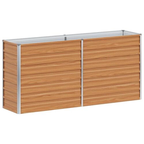 Vidaxl Jardinière Surélevée Marron Clair 160 X 40 X 77 Cm