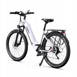 Vélo Électrique - Onesport Ot05 - 27,5" - Capteur De Couple - Freins Hydrauliques - 250w - Batterie 18,2ah - Bluetooth App - Blanc