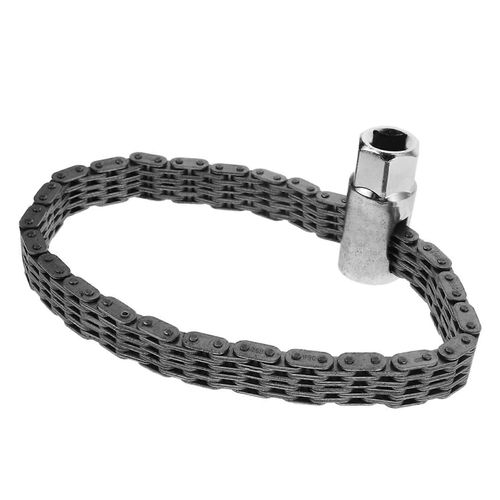 Clé à filtre à huile, outil de chaîne, double verrou de chaîne réglable pour l'entretien et la vidange d'huile du véhicule, outil professionnel