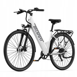 27,5 '' Vélo Électrique Urbain Unisexe Onesport Ot12, 36 V 13 Ah, 250 W, 25 Km/H,Autonomie 65 Km - Blanc