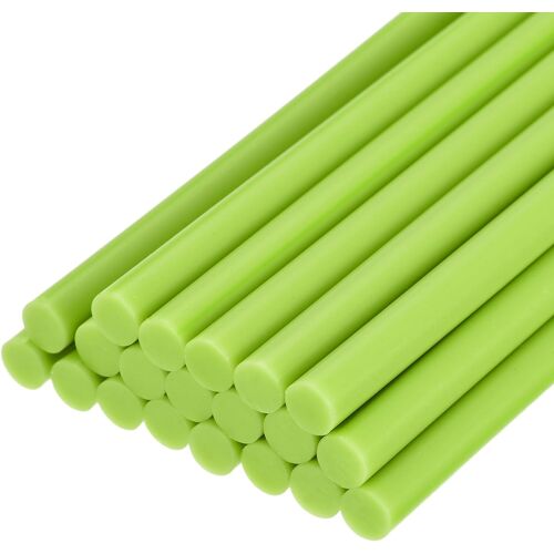 Bâtons de Colle pour Pistolet à Colle Chaude,200mm de Long x 11mm de Diamètre pour Pistolet à Colle Chaude,Parfait pour les Projets d'Artisanat Diy,Vert Vif,20 Pièces