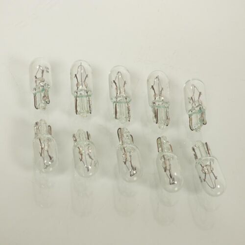10 Ampoule Blanche Culot Verre Flosser 12v 3w W2x4.6d T6.5 Pour Moto 4591