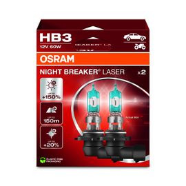 Kit 2 Ampoules Halogène Auto Osram Night Breaker® Laser Hb3 12v 9005nl-2hb