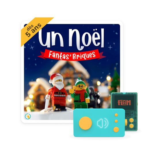 Lunii - Coffret Un Noël Fantas'briques- Livre audio interactif dés 5 ans à écouter sur Ma Fabrique à Histoires