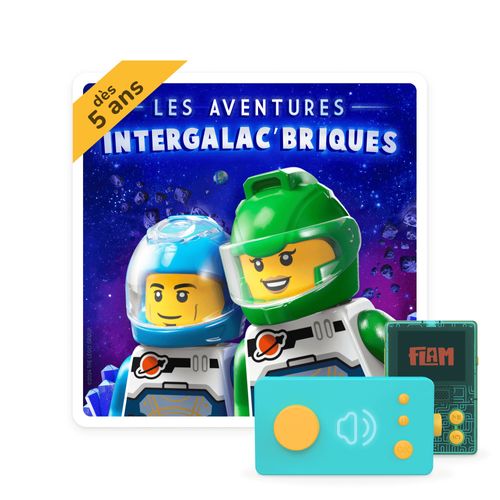 Lunii - Coffret Les aventures Intergalac'briques - Livre audio interactif dès 5 ans à écouter sur Ma Fabrique à Histoires