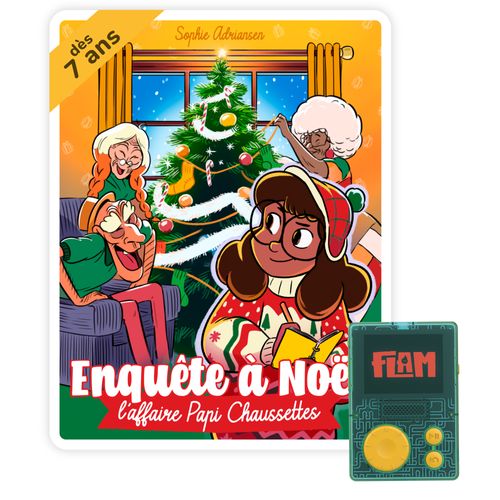 Lunii - Coffret L'affaire Papi Chaussettes - Livre audio interactif dés 7 ans à écouter sur FLAM