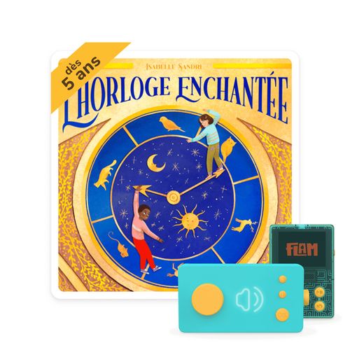 Lunii - Coffret Horloge enchantée - Livre audio interactif dés 5 ans à écouter sur Ma Fabrique à Histoires