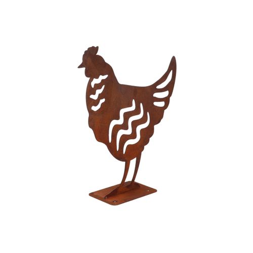 Décoration De Jardin Poule - Rouille - Esschert Design