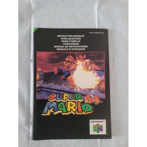 notice super mario 64 FRANCAIS
