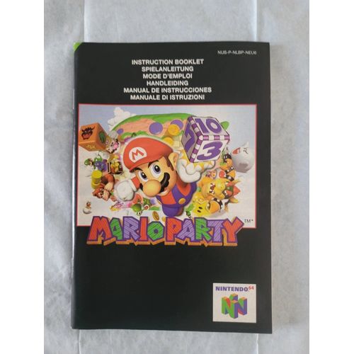 Notice Mario Party - Nintendo 64 - FAH