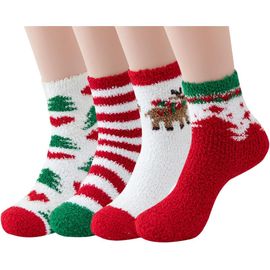 Générique Femme Chaussons Chaussettes Hiver Maison Épaisse