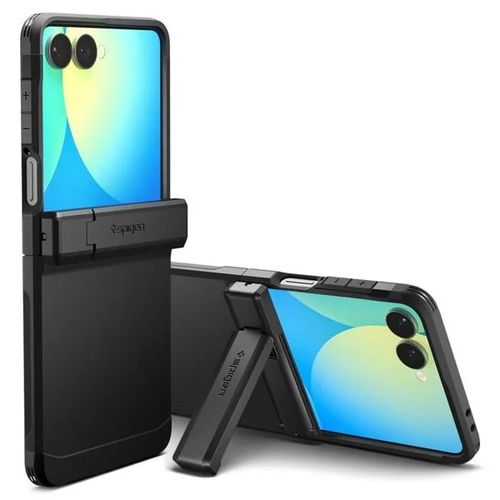 Coque téléphone - SPIGEN - Galaxy Z Flip 7 - Noir - Résistant - Haut de gamme