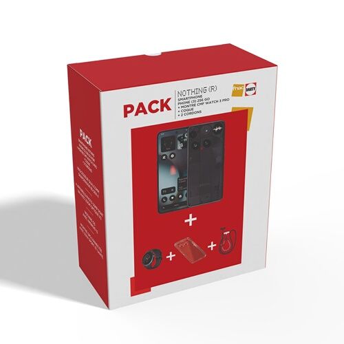 Smartphone Nothing PHONE 3 NOIR 256GO + CMF WATCH 3 PRO GRIS FNAC