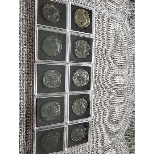 Lot Monnaies Romaines Bronze Et Argent