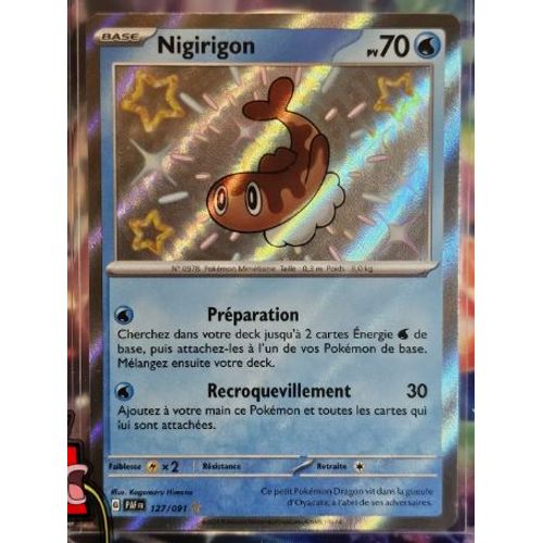 Pokémon Nigirigon 127 / 091 Paf Destinées De Paldea Shiny