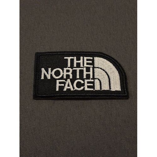 Patch Écusson Brodé Thermocollant North Face Noir & Blanc Neuf