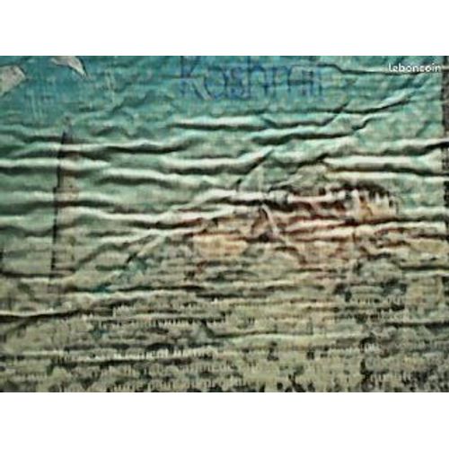 Tapis Oriental Kashmir Iranien Fait Main - Dominante Bleu