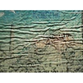 Tapis Oriental Kashmir Iranien Fait Main - Dominante Bleu