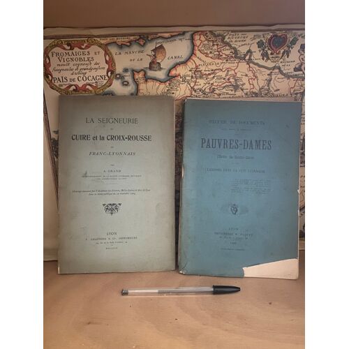 Lot X2 Lyon — Pauvres-Dames (Clarisses, 1896) & Seigneurie De Cuire/Croix-Rousse