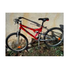Velo Rouge Tout Suspendu Vtt Tout Terrain 20" Pouces Enfant Gosport Affix Limited Bicyclette Outdoor All Suspended Tout Chemin Confort Ressort Attenue Choc Vitesses Solide Cyclisme Transport Decouvert