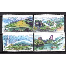 Chine 1994 Serie Le Mont Mugi Vues Diverses Yvert N° 3236-39 Neuf**