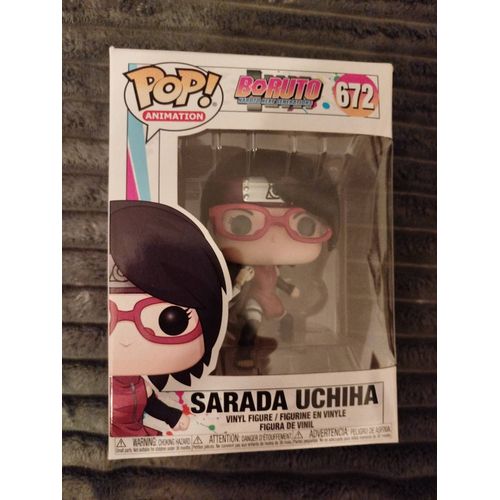 Figurine De Collection Pop ! Animation - Boruto Naruto Next Générations - Numéro 672 - Sarada Uchiha - Figurine En Vinyle